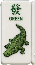 Green dragon tile